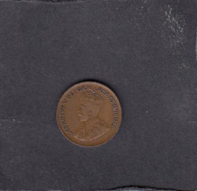 Beschrijving: 1 Cent GEORGIUS V